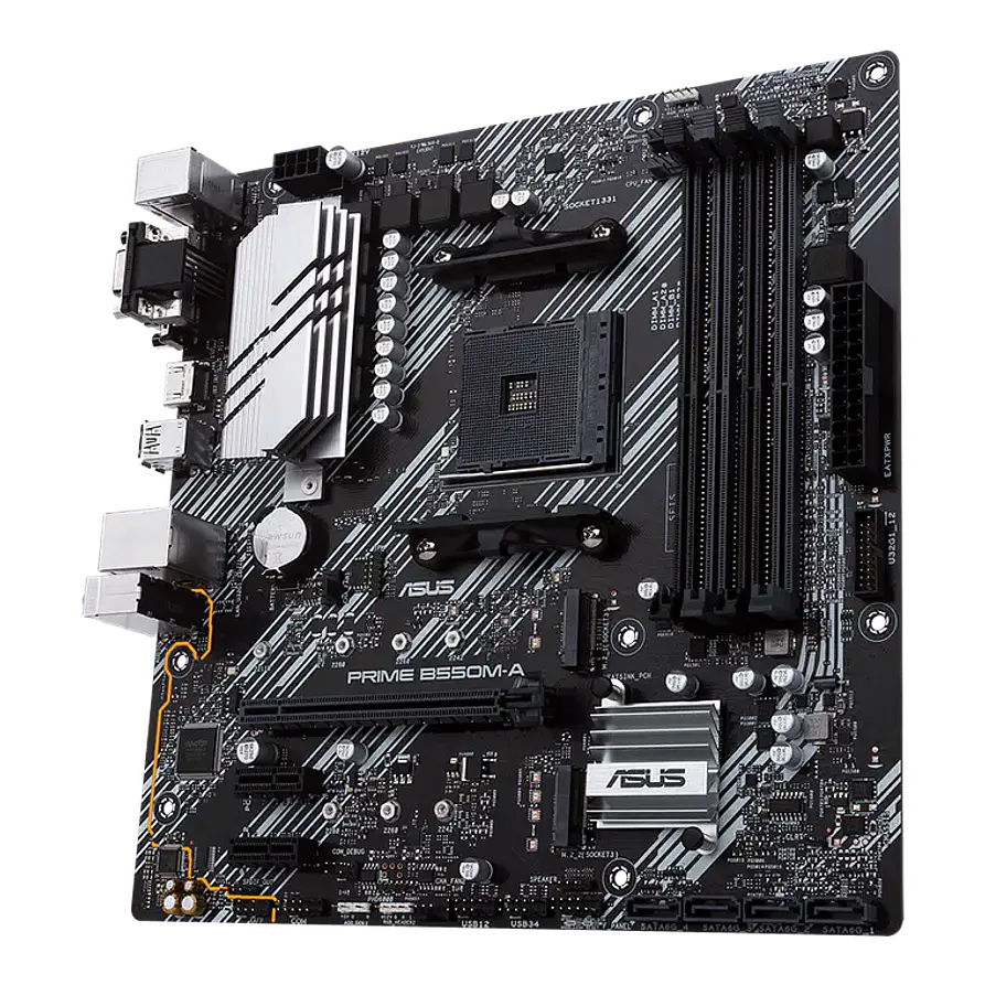 Placa Madre ASUS PRIME B550M-A AM4 B550 Micro ATX 3
