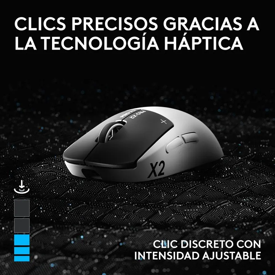 Mouse Gamer Inalámbrico Logitech G PRO X2 SuperStrike HERO 2 44K DPI LIGHTSPEED – Eclipse Lunar 5