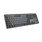 Teclado Mecánico Inalámbrico Logitech MX Mechanical Tactile Quiet Español Grafito - Miniatura 2