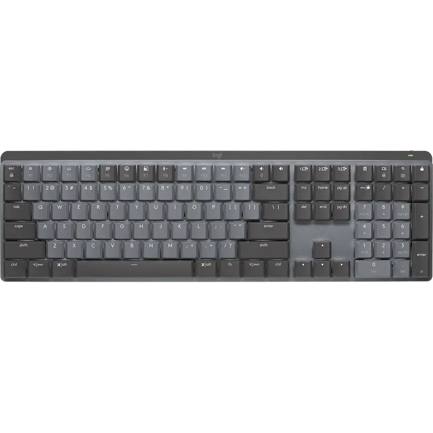 Teclado Mecánico Inalámbrico Logitech MX Mechanical Tactile Quiet Español Grafito 1