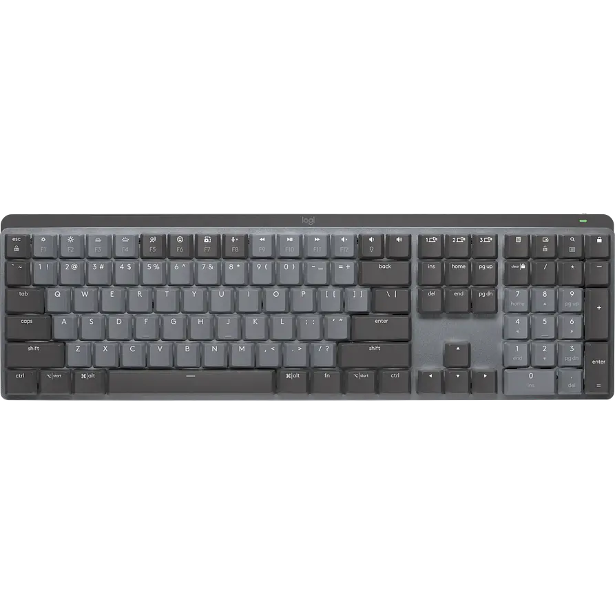 Teclado Mecánico Inalámbrico Logitech MX Mechanical Tactile Quiet Español Grafito 1