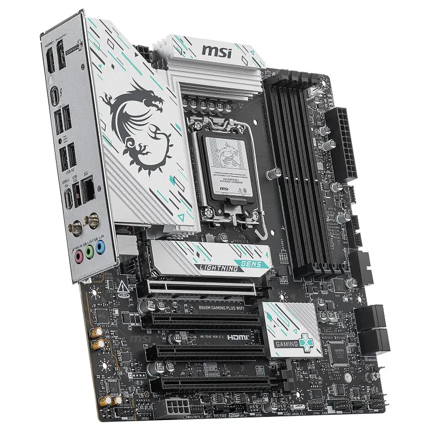 Placa Madre MSI B860M Gaming Plus WiFi DDR5 LGA1851 PCIe 5.0 3