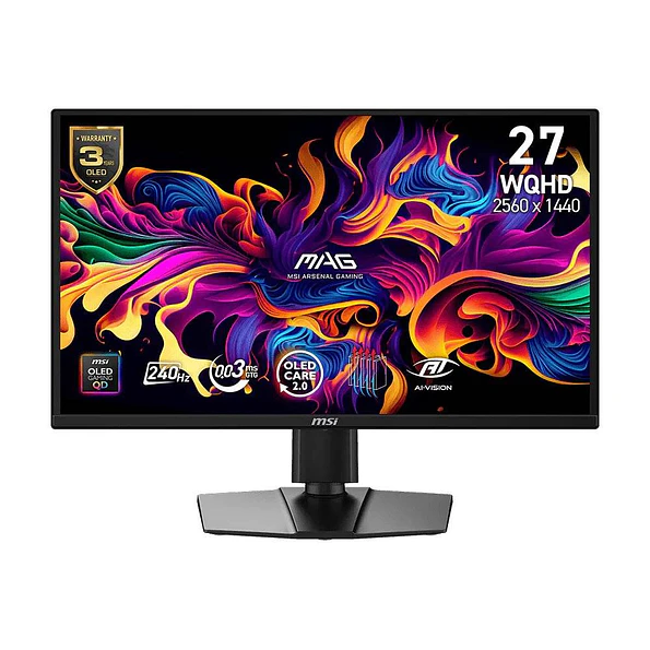 Monitor Gamer MSI MAG 272QP QD-OLED X24 27