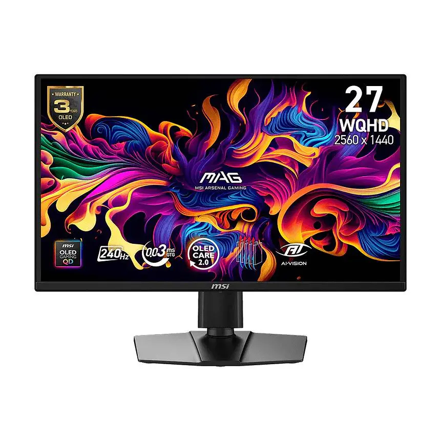 Monitor Gamer MSI MAG 272QP QD-OLED X24 27
