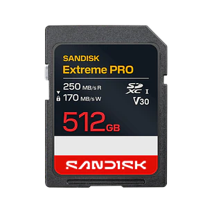 SanDisk Extreme Pro 512GB SDXC UHS-I U3 V30