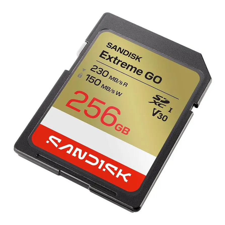 Tarjeta SD SanDisk Extreme 256GB SDXC UHS-I U3 V30 2