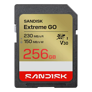 Tarjeta SD SanDisk Extreme 256GB SDXC UHS-I U3 V30