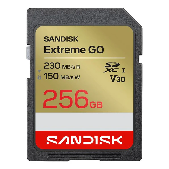 Tarjeta SD SanDisk Extreme 256GB SDXC UHS-I U3 V30 1