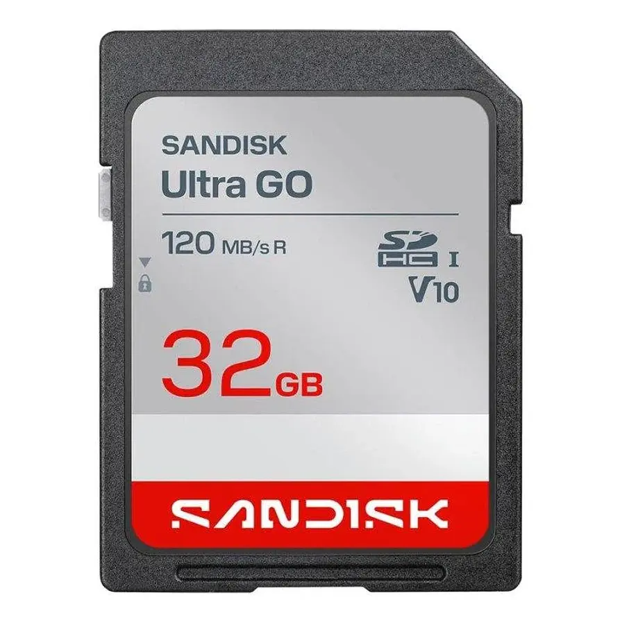 Tarjeta SD SanDisk Ultra GO 32GB SDHC UHS-I 120MB/s 1
