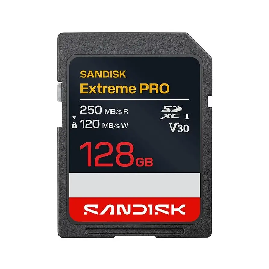 SanDisk Extreme PRO SDXC 128GB UHS-I U3 V30 1