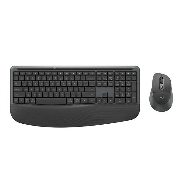 Kit Teclado y Mouse Inalámbrico Logitech Signature Comfort Plus MK880 Bluetooth 4000 DPI Español Negro 1