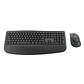 Kit Teclado y Mouse Inalámbrico Logitech Signature Comfort Plus MK880 Bluetooth 4000 DPI Español Negro - Miniatura 3