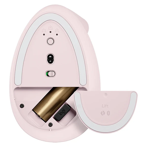 Logitech Lift Vertical Mouse Ergonómico Inalámbrico Rose 2