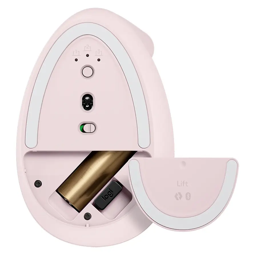 Logitech Lift Vertical Mouse Ergonómico Inalámbrico Rose 2