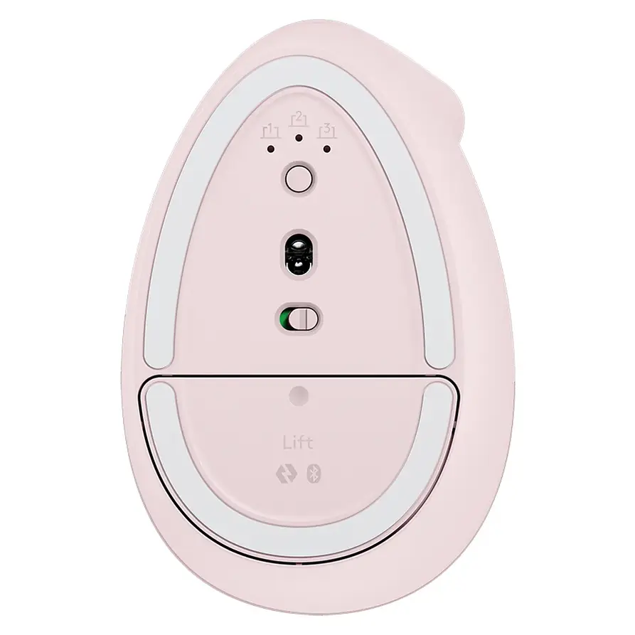 Logitech Lift Vertical Mouse Ergonómico Inalámbrico Rose 4