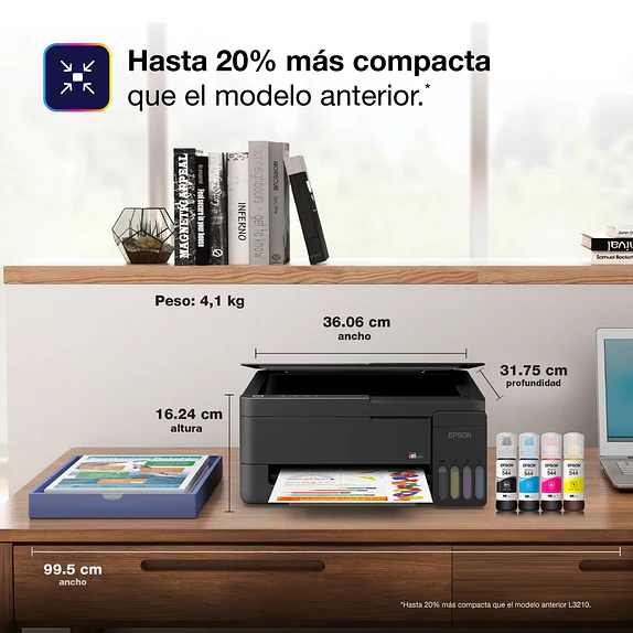 Impresora Multifuncional Epson EcoTank L3310 Color USB 5