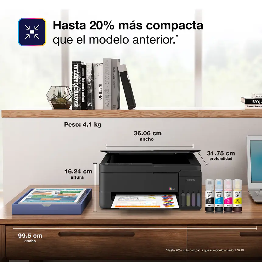 Impresora Multifuncional Epson EcoTank L3310 Color USB 5