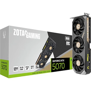 Tarjeta de Video ZOTAC GAMING GeForce RTX 5070 SOLID OC 12GB GDDR7