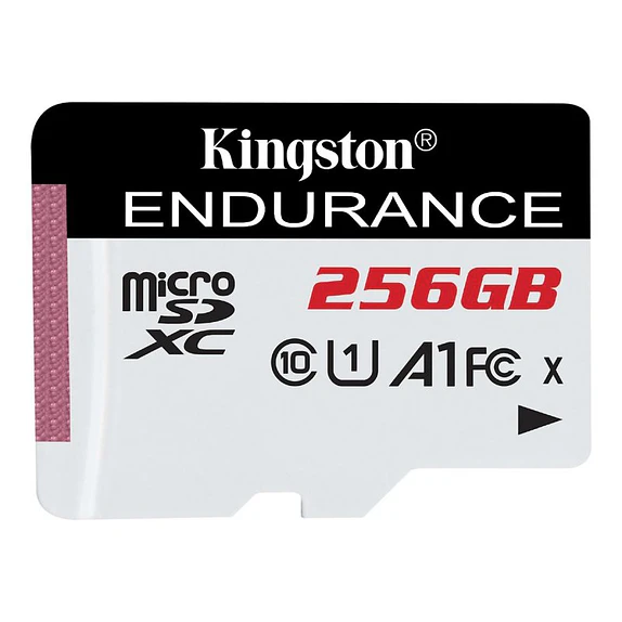 Tarjeta microSD Kingston High Endurance 256GB Clase 10 UHS-I A1 1