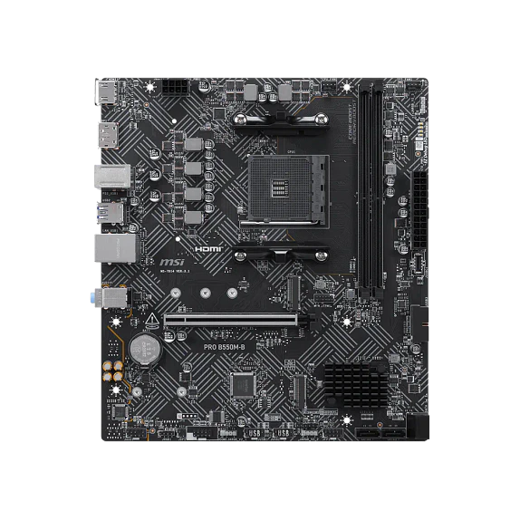 Placa Madre MSI PRO B550M-B AMD B550 AM4 DDR4 Micro ATX 2