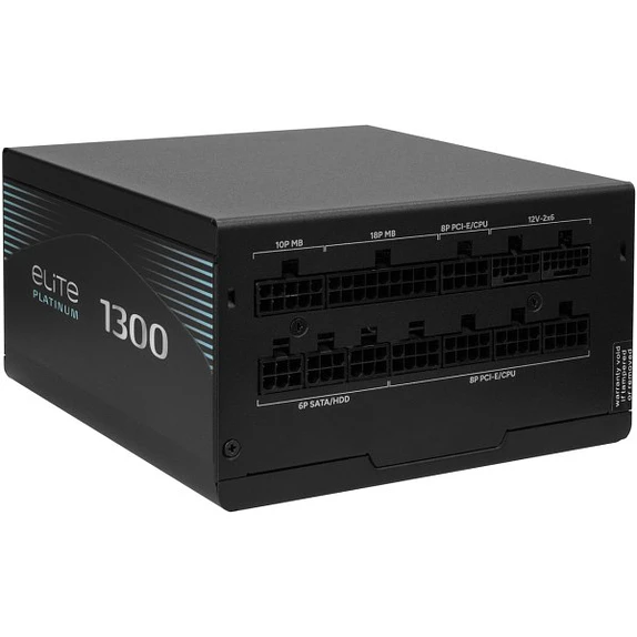 Fuente de Poder Cooler Master Elite Platinum 1300W 80 Plus Platinum Modular 1