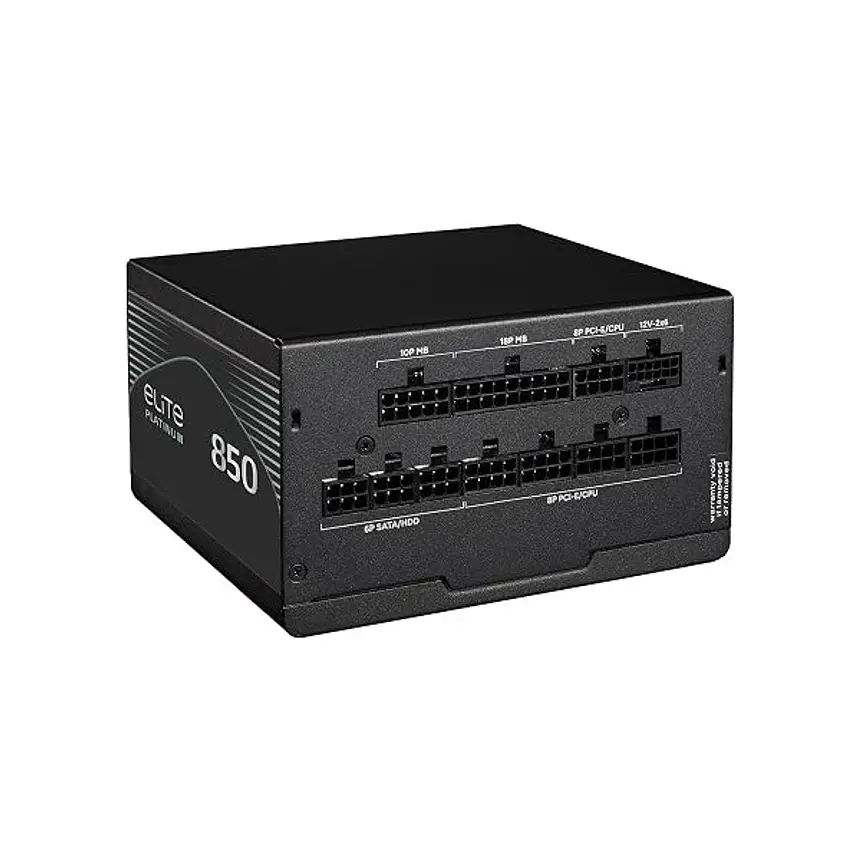 Fuente de Poder Cooler Master Elite Platinum 850W Modular 80 PLUS Platinum 1