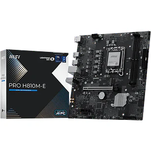 Placa Madre MSI PRO H810M-E DDR5 LGA1851 Micro ATX