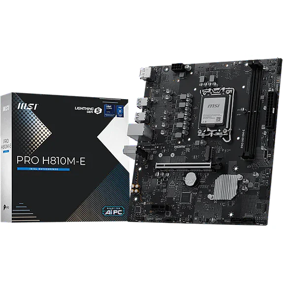 Placa Madre MSI PRO H810M-E DDR5 LGA1851 Micro ATX 1