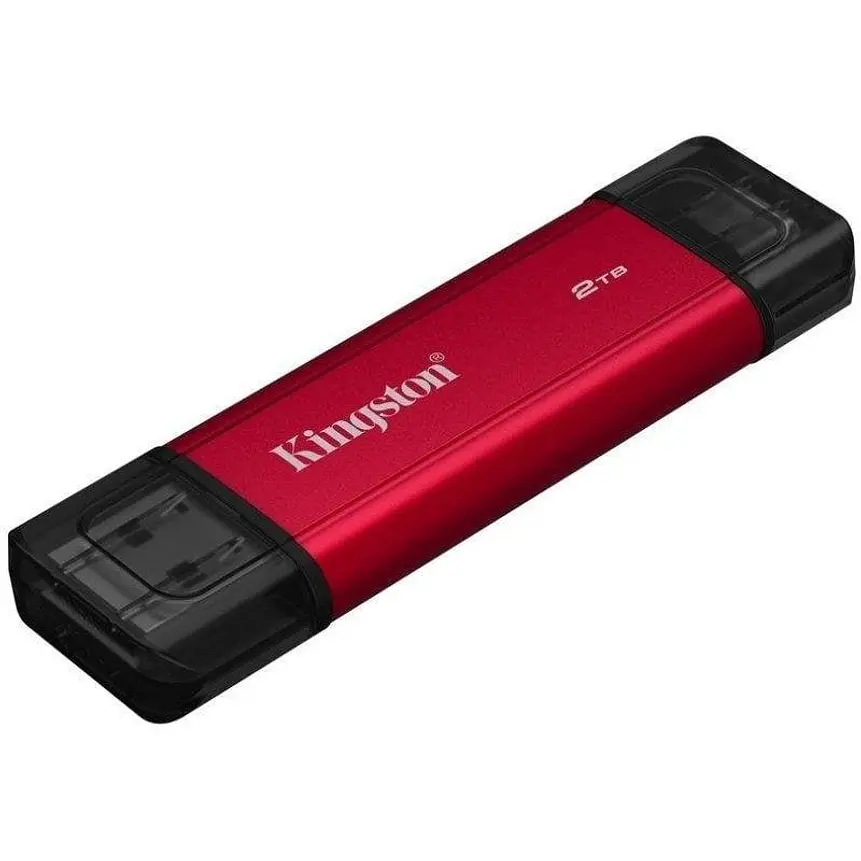 SSD Externo Kingston Dual 2TB USB-C y USB-A 1050 MB/s 2