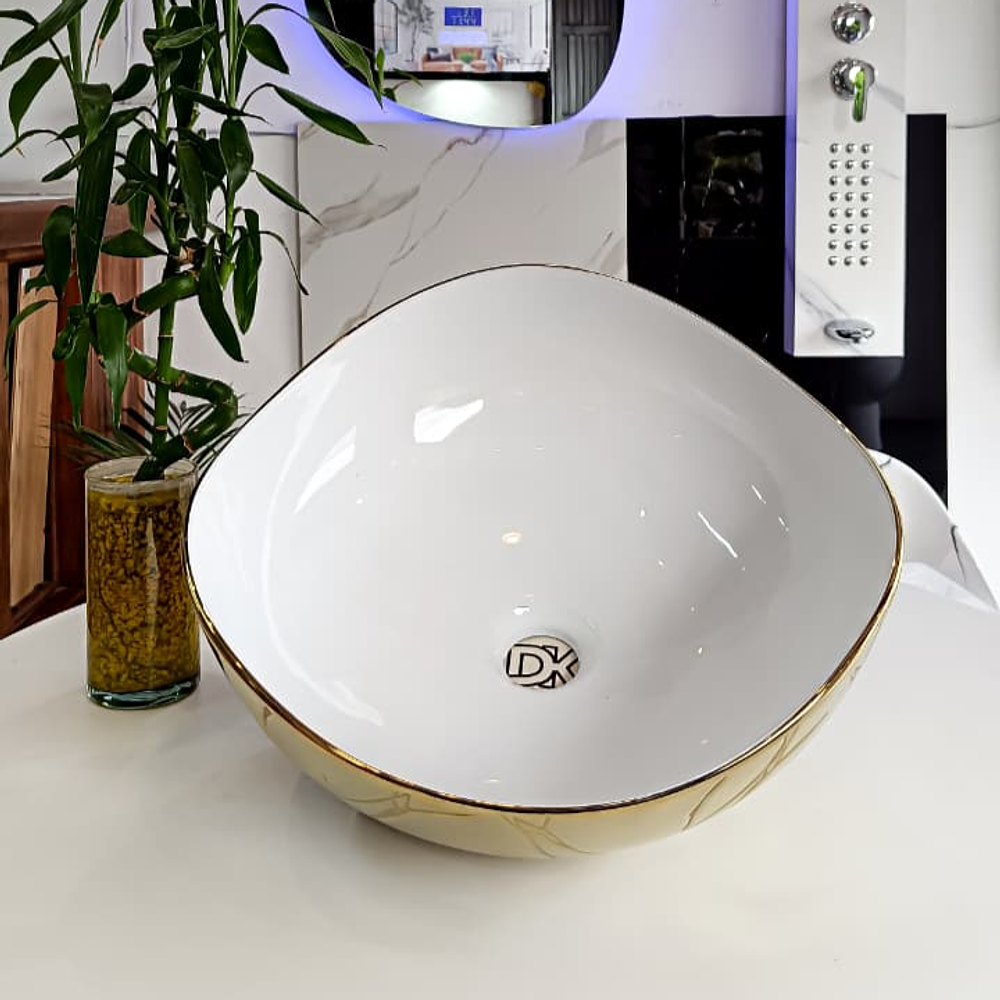 Lavamanos Sobre Poner Berlín Dorado