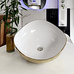 Lavamanos Sobre Poner Berlín Dorado