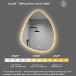 ESPEJO CON LUCES Y BLUETOOTH