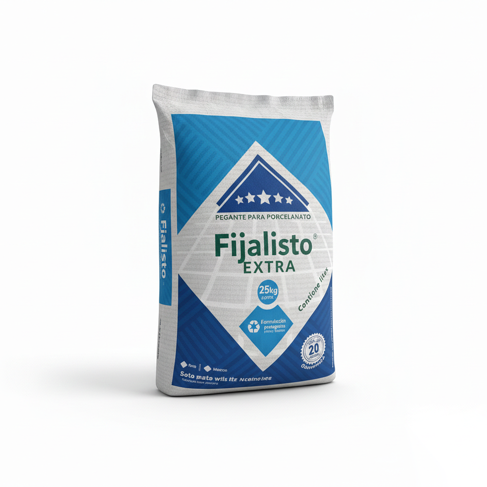PEGAMENTO FIJALISTO GRIS EXTRA PORCELANATO 25KG