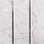 Cielo PVC Ranurado Mármol Blanco Brillante (250mm x 5950mm x 7mm)