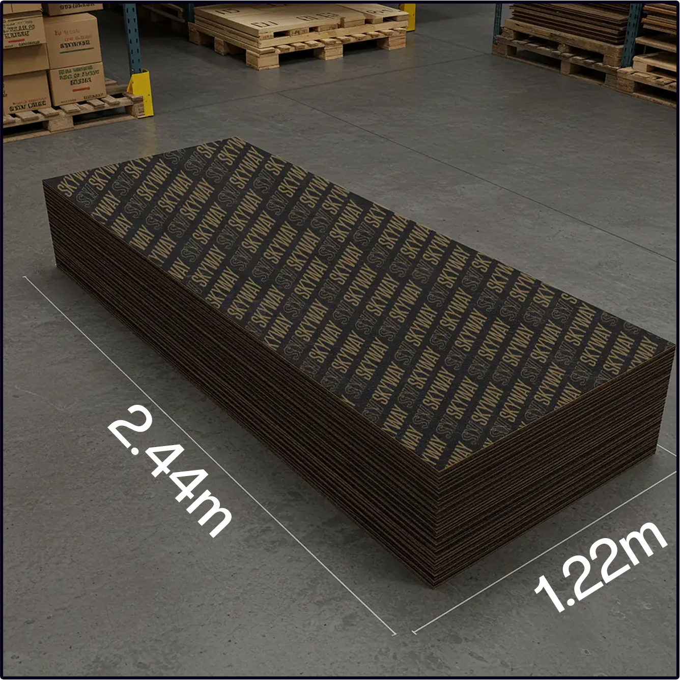 Tablero Terciado Fenólico Block Joint – 4 usos (WBP)