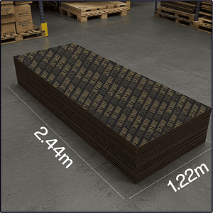 Tablero Terciado Fenólico Block Joint – 4 usos (WBP)