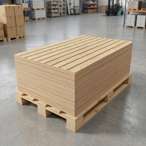 Tablero Terciado Ranurado 9 mm (Poplar Core)