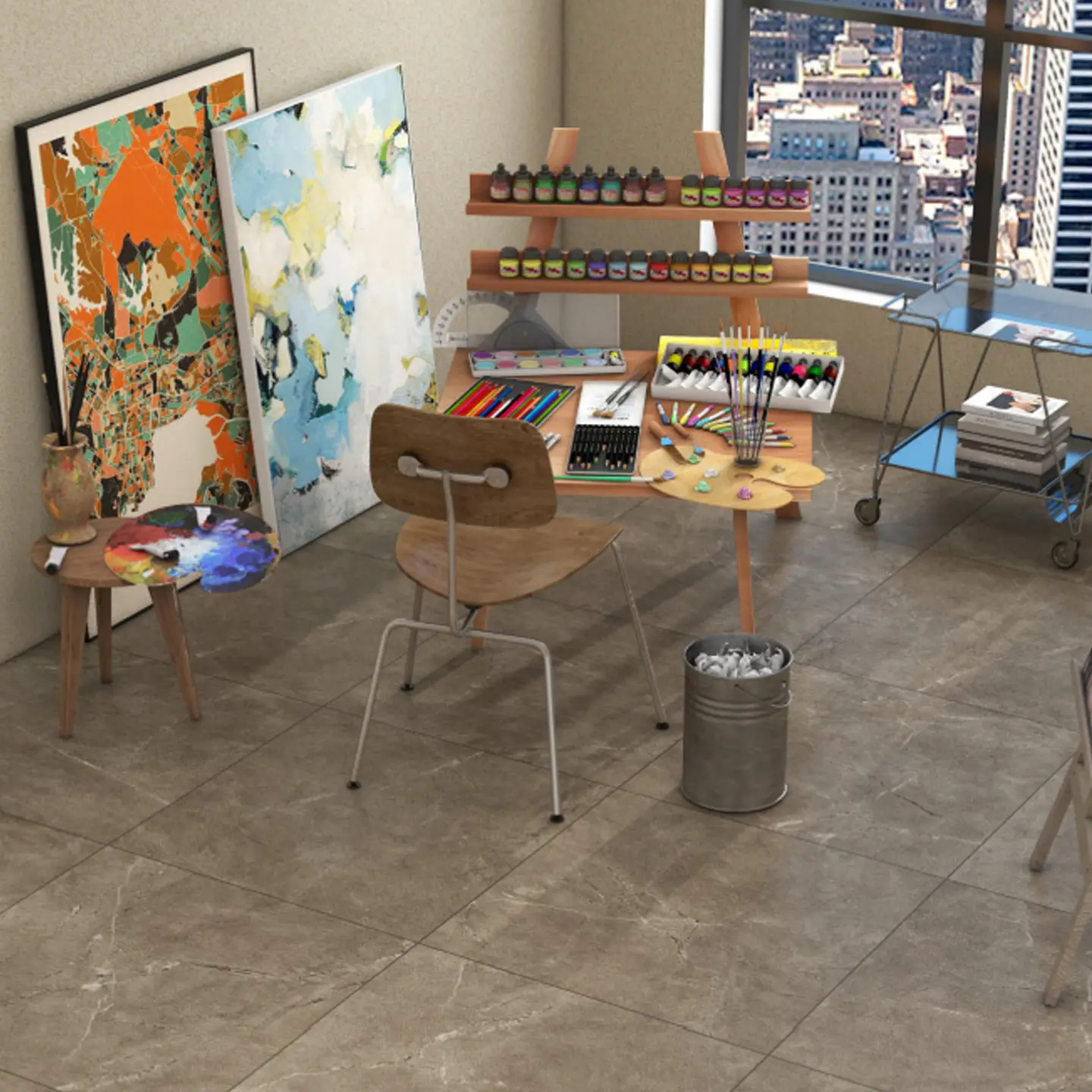 PORCELANATO ARICH COCO 60X60 MATE 2
