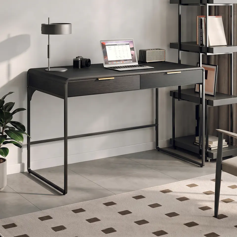 Escritorio Home Office Modelo 27863 | Mesa de Trabajo Compacta en MDF y PVC 2