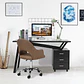 Escritorio Home Office Modelo 27244A | 140 cm | Diseño Moderno en Acero y Melamina - Miniatura 2