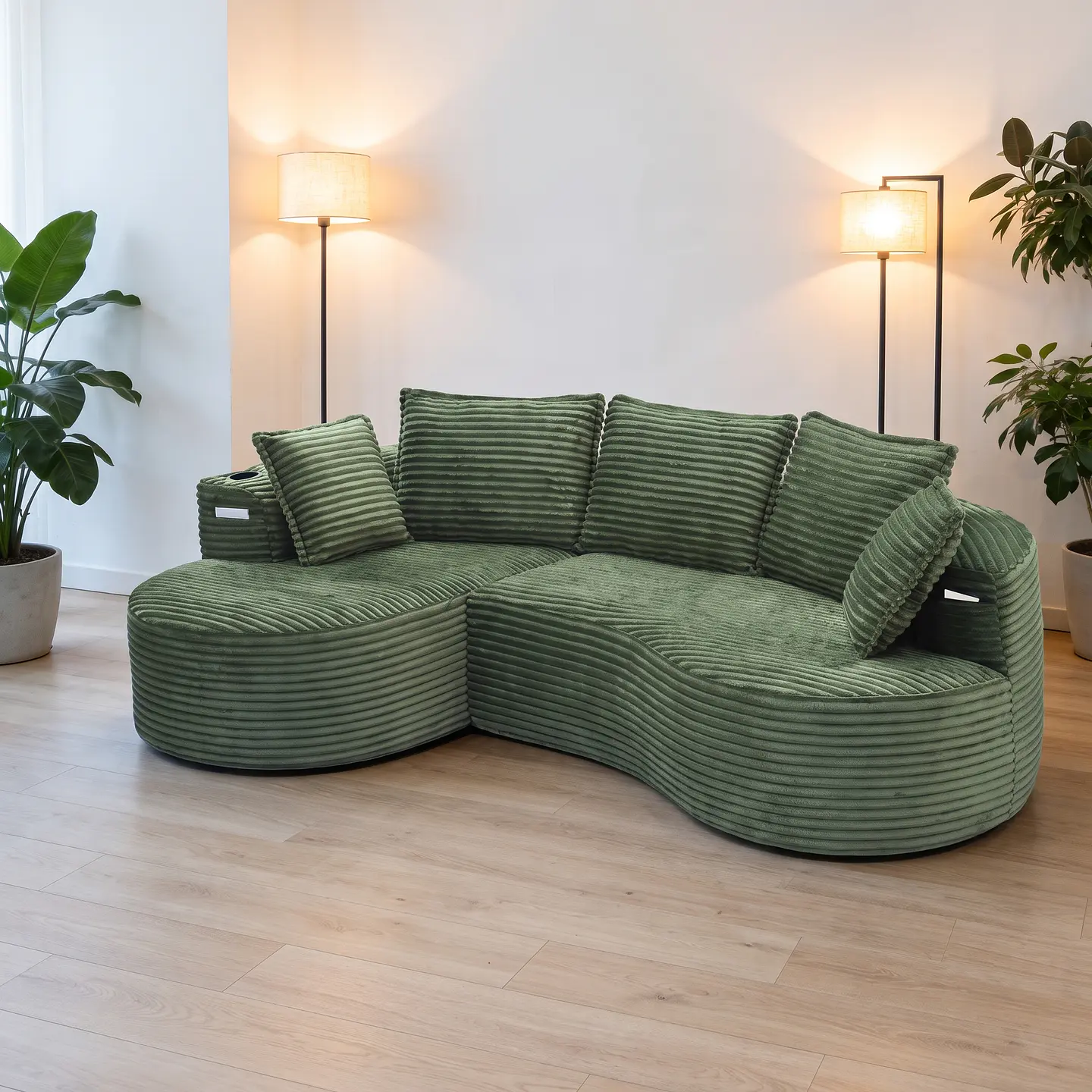 Sofá Seccional con Chaise Longue Modelo 76450S | Diseño Lounge Extra Profundo 2