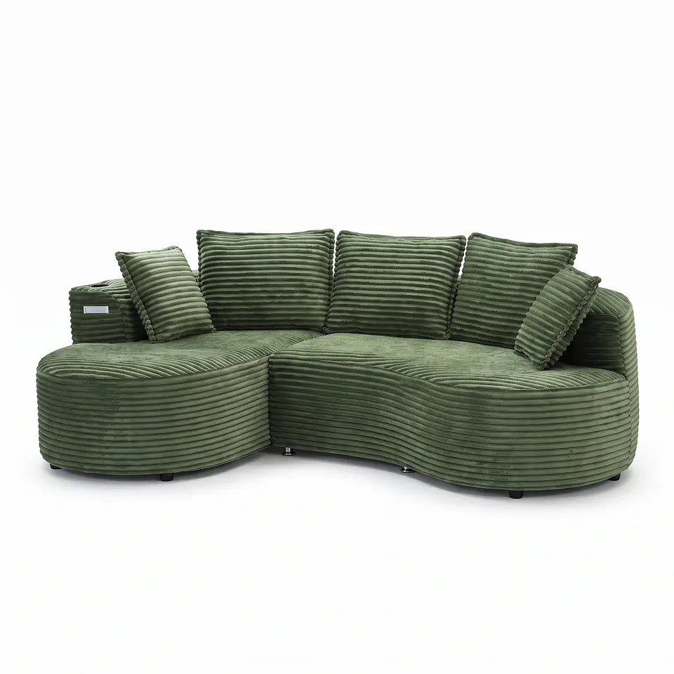 Sofá Seccional con Chaise Longue Modelo 76450S | Diseño Lounge Extra Profundo 1