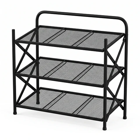 Organizador de 3 Niveles Modelo 89391B-3 | Estantería Multipropósito y Funcional