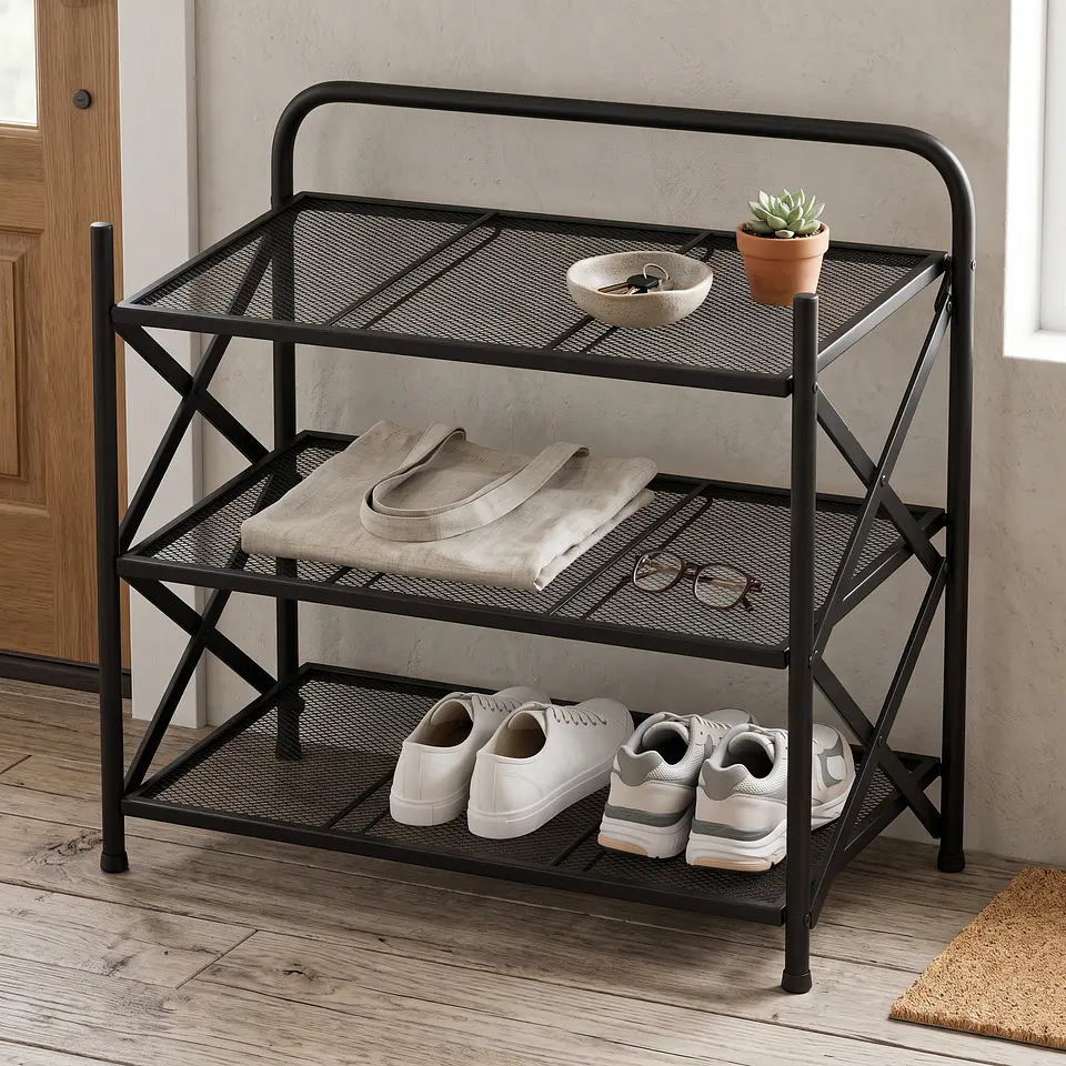 Organizador de 3 Niveles Modelo 89391B-3 | Estantería Multipropósito y Funcional 2