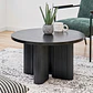 Mesa de Centro Redonda Modelo 85102C-DIA70 | 70 cm de Elegancia y Fluidez - Miniatura 2