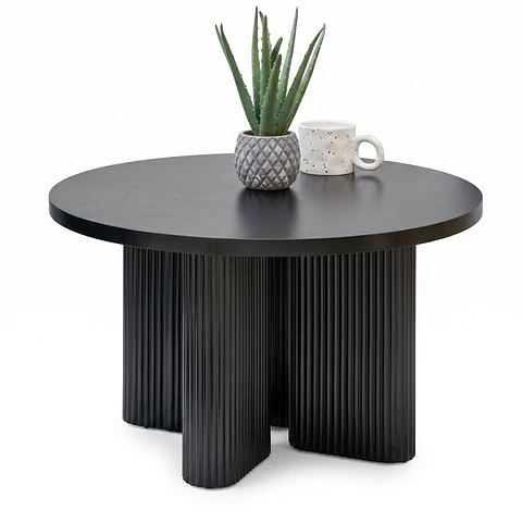 Mesa de Centro Redonda Modelo 85102C-DIA70 | 70 cm de Elegancia y Fluidez