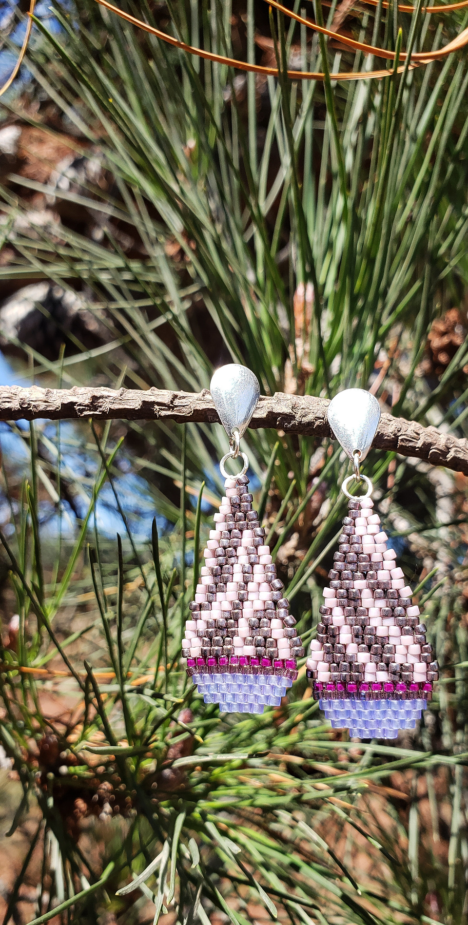 Aros Zebra Pop Lilas 2