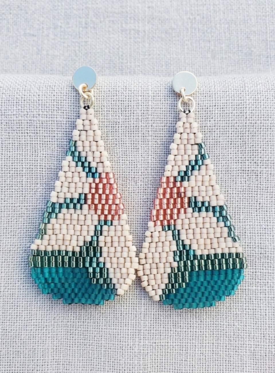 Aros Flores Turquesa 1