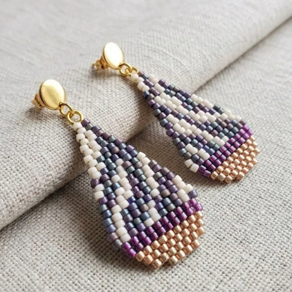 Aros Zebra Pop Morados  2