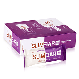 Barra Slimbar Cookies & Cream 60gr.